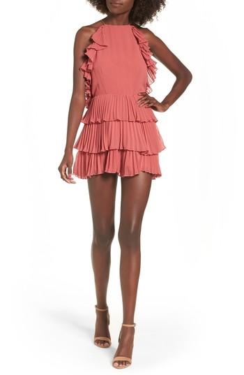 Women's Keepsake The Label Say Something Ruffle Minidress - Red