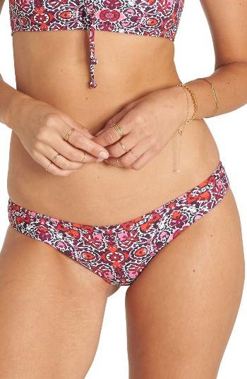 Women's Billabong Del Rey Isla Bikini Bottoms - Pink