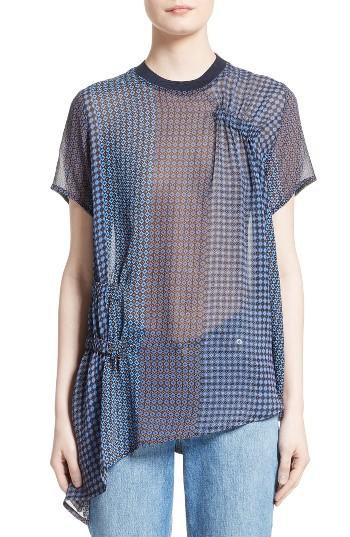 Women's Opening Ceremony Silk Foulard Tunic - Orange