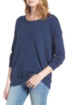 Women's Dreamers By Debut Forward Seam Tunic Sweater - Blue