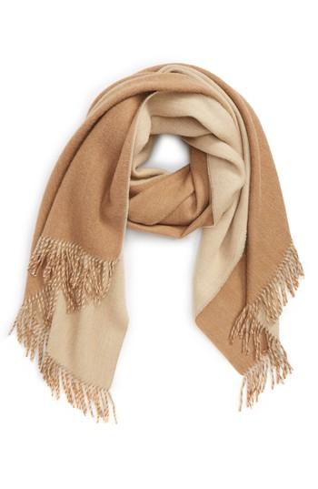 Women's Max Mara Cecina Double Face Scarf, Size - Brown
