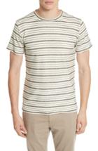 Men's Norse Projects Niels Textured Stripe T-shirt - Green