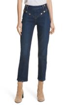 Women's Frame Le High Embellished Straight Jeans