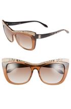 Women's Roberto Cavalli 'muscida' 56mm Cat Eye Sunglasses -
