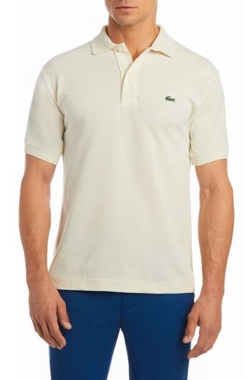 Men's Lacoste 'l1212' Pique Polo (xs) - White