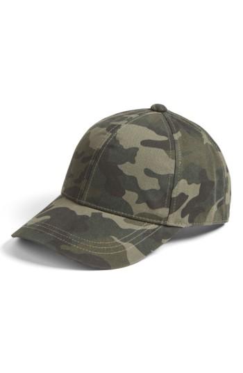 Women's August Hat Camo Print Baseball Cap - Green