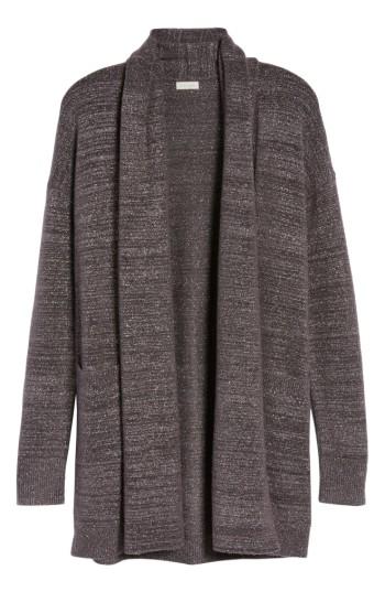 Women's Hinge Sparkle Cardigan, Size - Grey