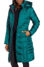 Women's The North Face Metropolis Ii Hooded Water Resistant Down Parka - Green