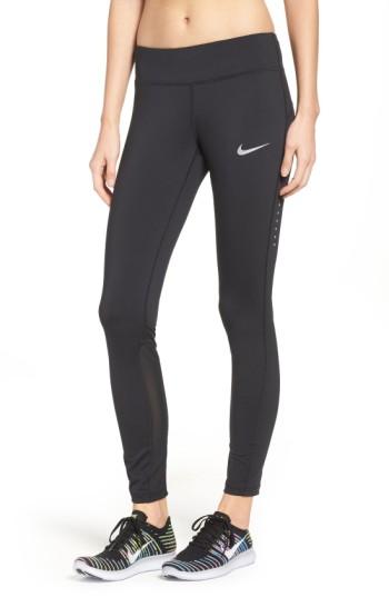 Women's Nike Power Epic Running Tights - Black