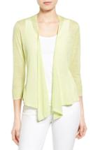 Women's Nic+zoe '4-way' Convertible Three Quarter Sleeve Cardigan - Orange