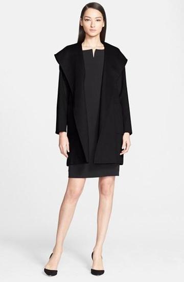 Women's Max Mara 'rialto' Hooded Camel Hair Wrap