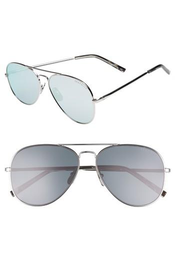 Women's Seafolly Noosa 51mm Metal Aviator Sunglasses - Silver