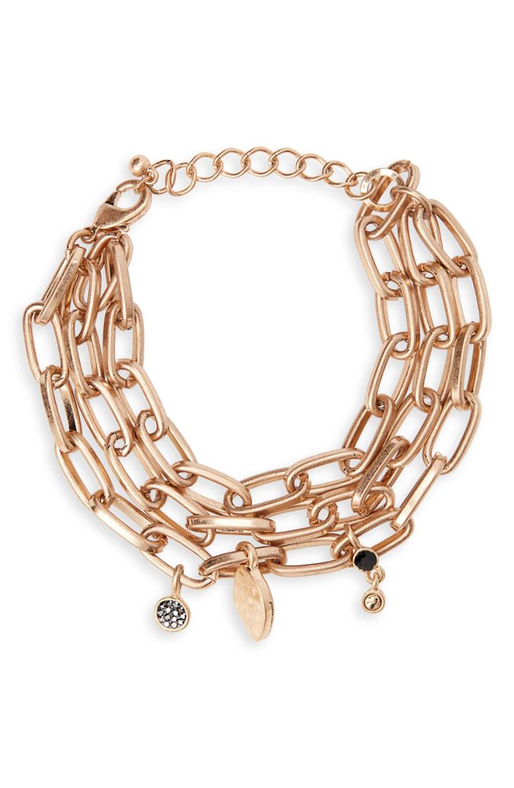 Women's Treasure & Bond Chain Link Charm Bracelet