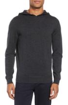 Men's Boss Efabio Wool Blend Hoodie, Size - Grey