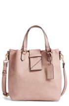 Sole Society Valah Faux Leather Satchel - Pink