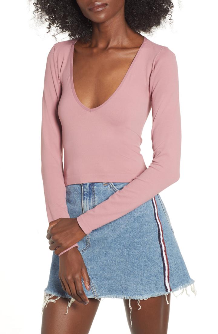 Women's Bdg Urban Outfitters V-neck Tee - Red