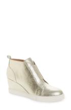 Women's Linea Paolo Felicia Ii Wedge Bootie .5 M - Metallic