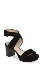 Women's Louise Et Cie Harmony Block Heel Sandal M - Black