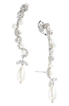 Women's Cristabelle Imitation Pearl & Crystal Clip Ear Crawlers
