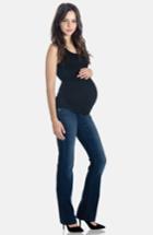 Women's Lilac Clothing 'signature' Bootcut Maternity Stretch Jeans - Blue