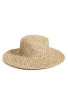 Women's Lack Of Color 'the Sunny Dip' Wide Brim Woven Seagrass Hat -
