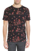 Men's Ted Baker London Lamp Island Print T-shirt (m) - Blue
