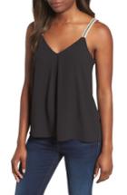 Women's 1.state Embroidered Strap Camisole - Black