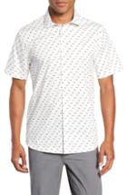 Men's Devereux Cabana Regular Fit Sport Shirt - White
