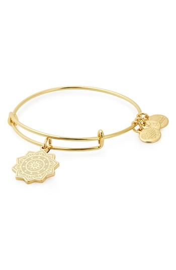 Women's Alex And Ani The Solar Plexus Chakra Adjustable Bracelet