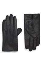 Men's Boss Hainz Leather Gloves .5 - Black