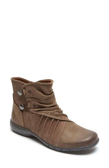 Women's Rockport Cobb Hill Penfield Bungie Bootie .5 M - Brown