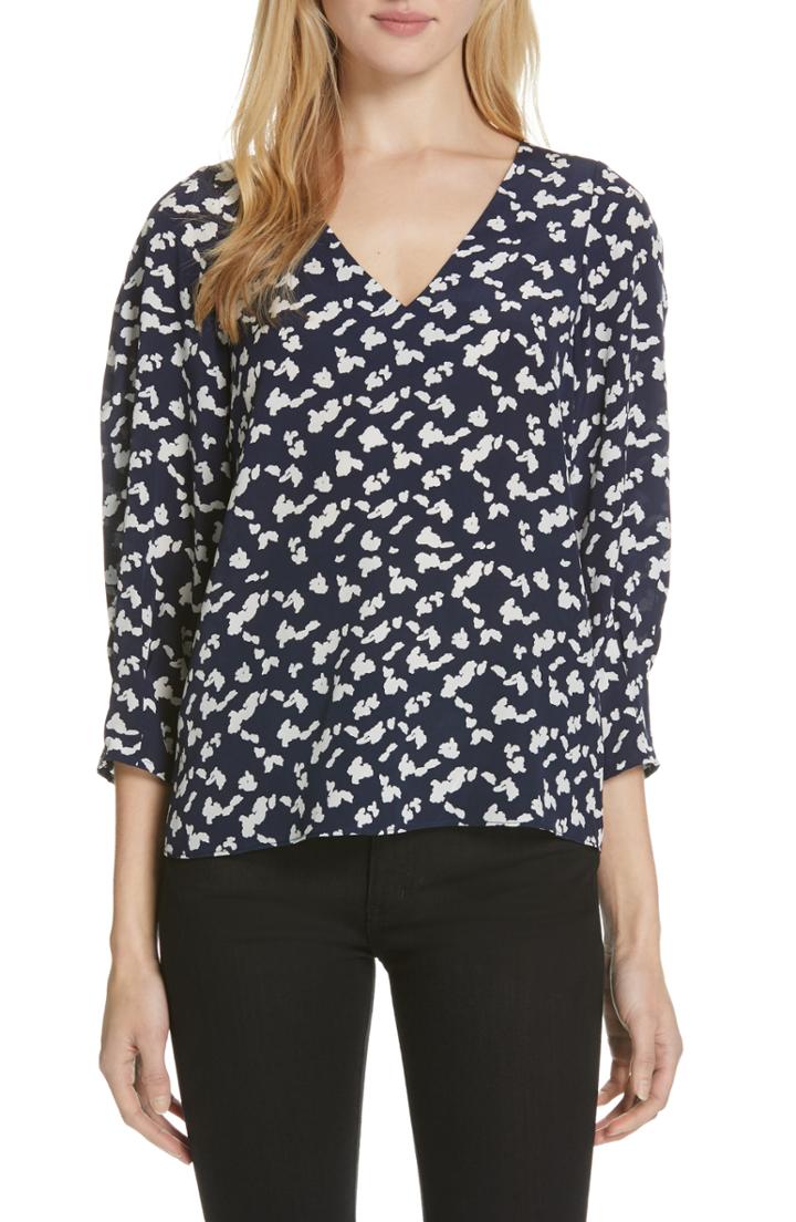 Women's Tanya Taylor Rena Print Silk Top