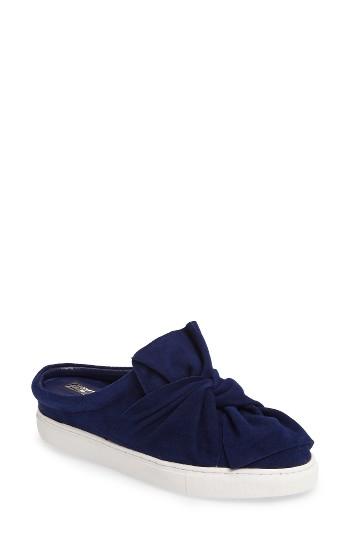 Women's Halogen Manny Knotted Slip-on Sneaker .5 M - Blue