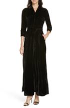 Women's Vince Camuto Cross Front Dot Mesh Detail Dress