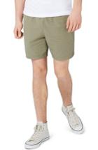 Men's Topman Seersucker Shorts - Green