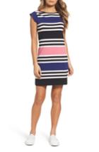 Women's French Connection Multi Jag Stripe T-shirt Dress