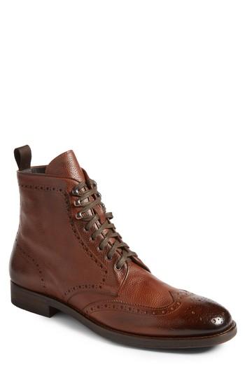 Men's To Boot New York Bruckner Wingtip Boot M - Brown