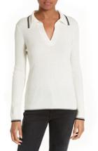 Women's Frame Rib Knit Wool Blend Polo