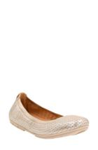 Women's Clarks Un Tract Flat M - Metallic