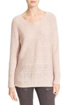 Women's Joie Tayte Wool & Cashmere Pointelle Sweater