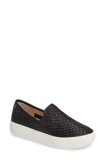 Women's Jslides Alyssa Platform Slip-on Sneaker .5 M - Black