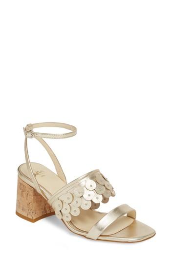 Women's Butter Finley Studded Ankle Strap Sandal M - Metallic
