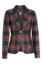 Women's Smythe Tartan Wool Blazer