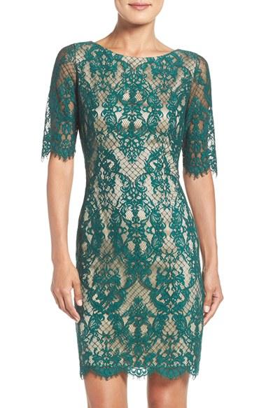 Women's Eliza J Lace Sheath Dress