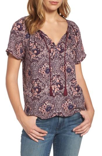 Women's Lucky Brand Print Floral Top