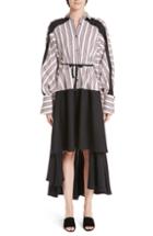 Women's Palmer/harding Streep Stripe Shirtdress Us / 6 Uk - White