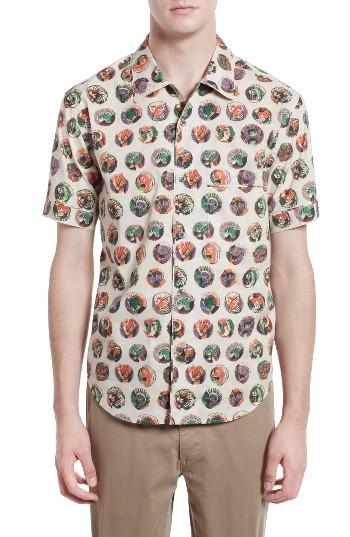 Men's Burberry Hale Cotton Sport Shirt