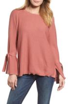 Women's Two By Vince Camuto Texture Stitch Tie-sleeve Top