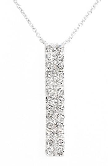 Women's Bony Levy Kiera Diamond Bar Pendant Necklace (nordstrom Exclusive)