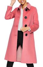 Women's Boden Conwy Wool Blend Coat - Pink